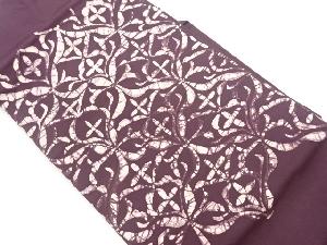 抽象花唐草模様名古屋帯